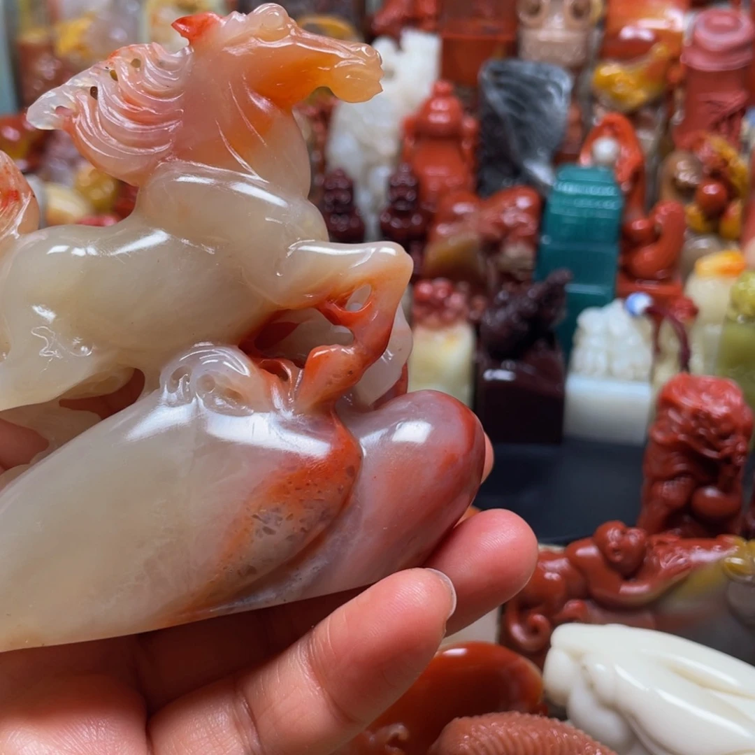 寿山石印石精美寿山