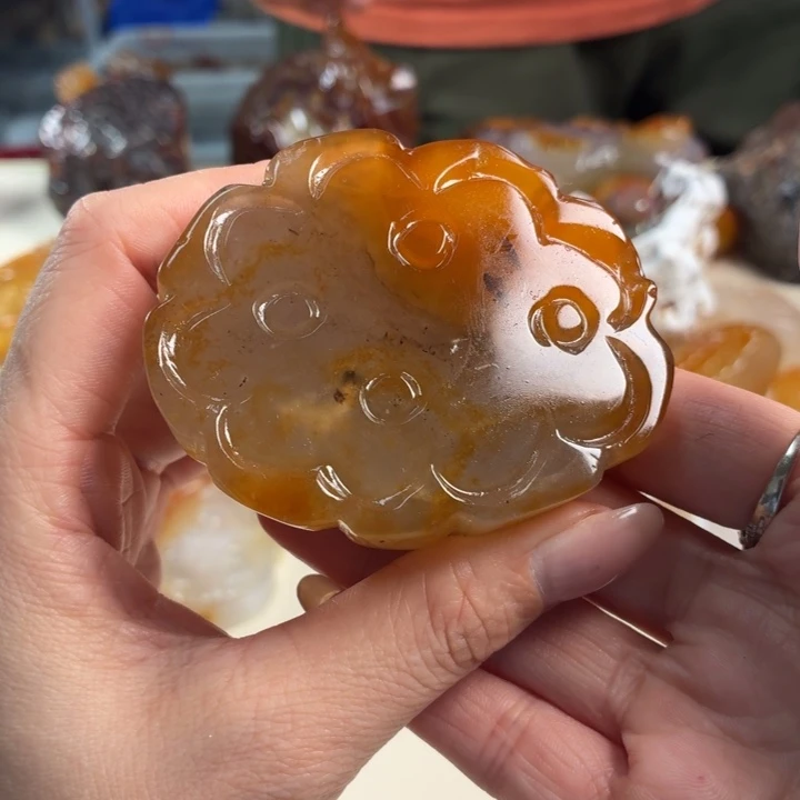玛瑙/玉髓吊坠(不含链)未镶嵌