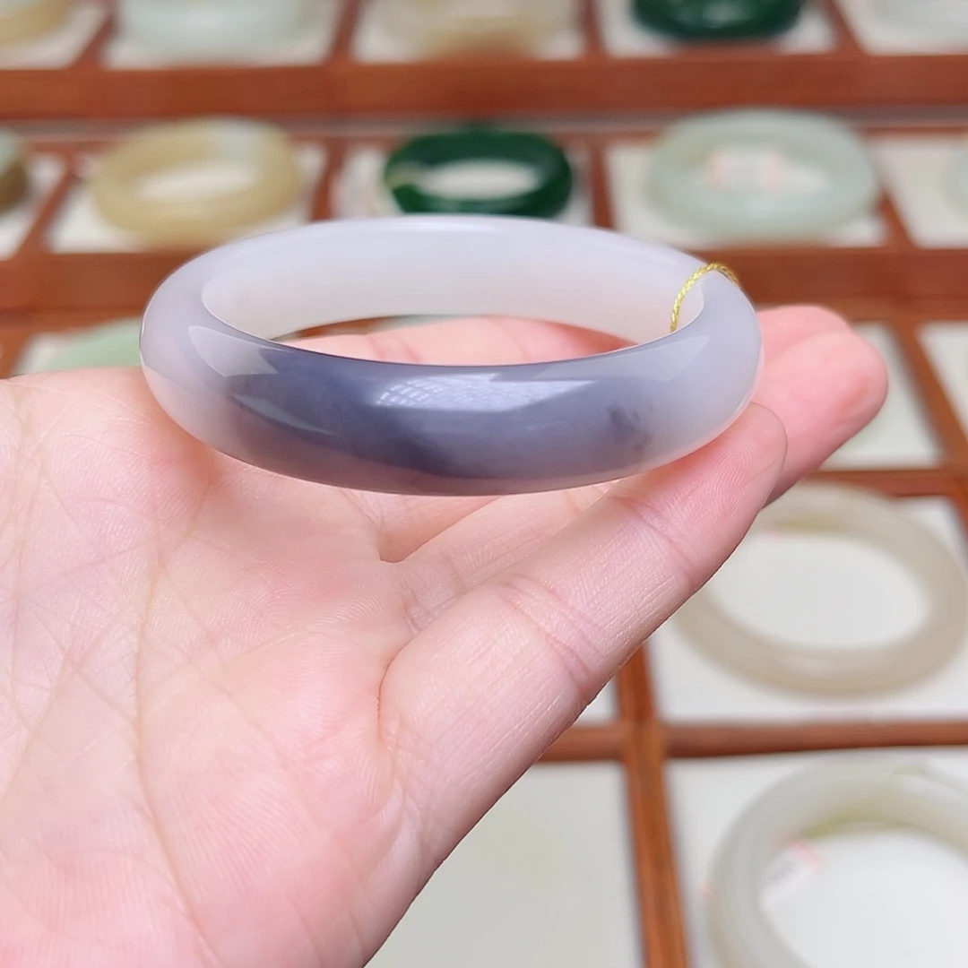 和田玉手镯未镶嵌50.8