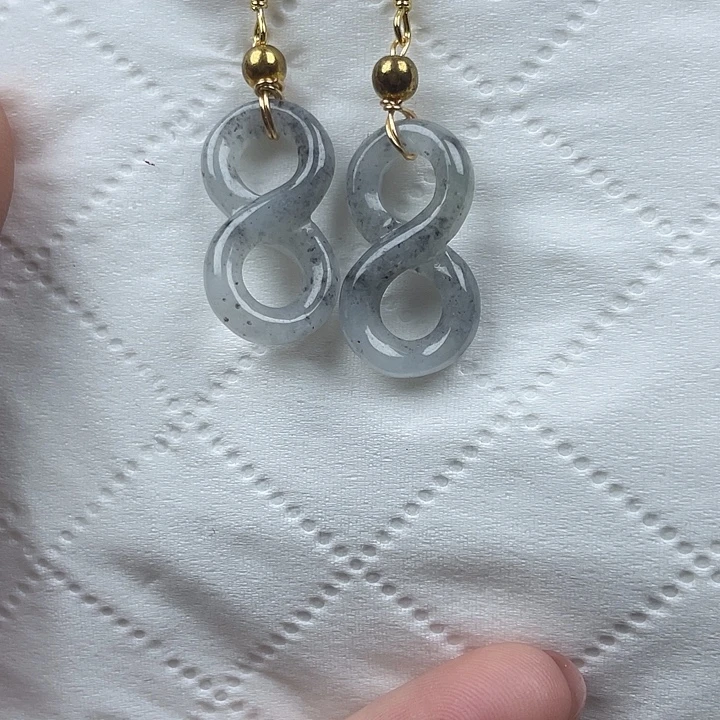 翡翠14K金镶嵌颈饰