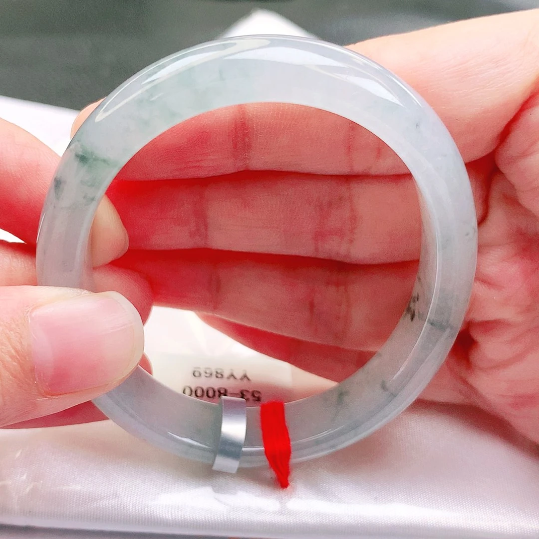 翡翠未镶嵌手镯缅甸天然a货翡翠手镯