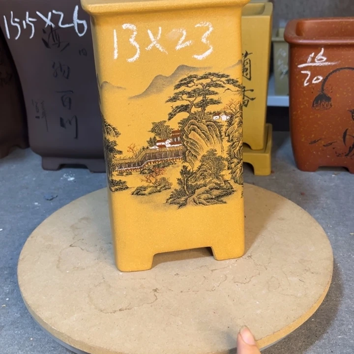 紫砂花盆紫砂花盆