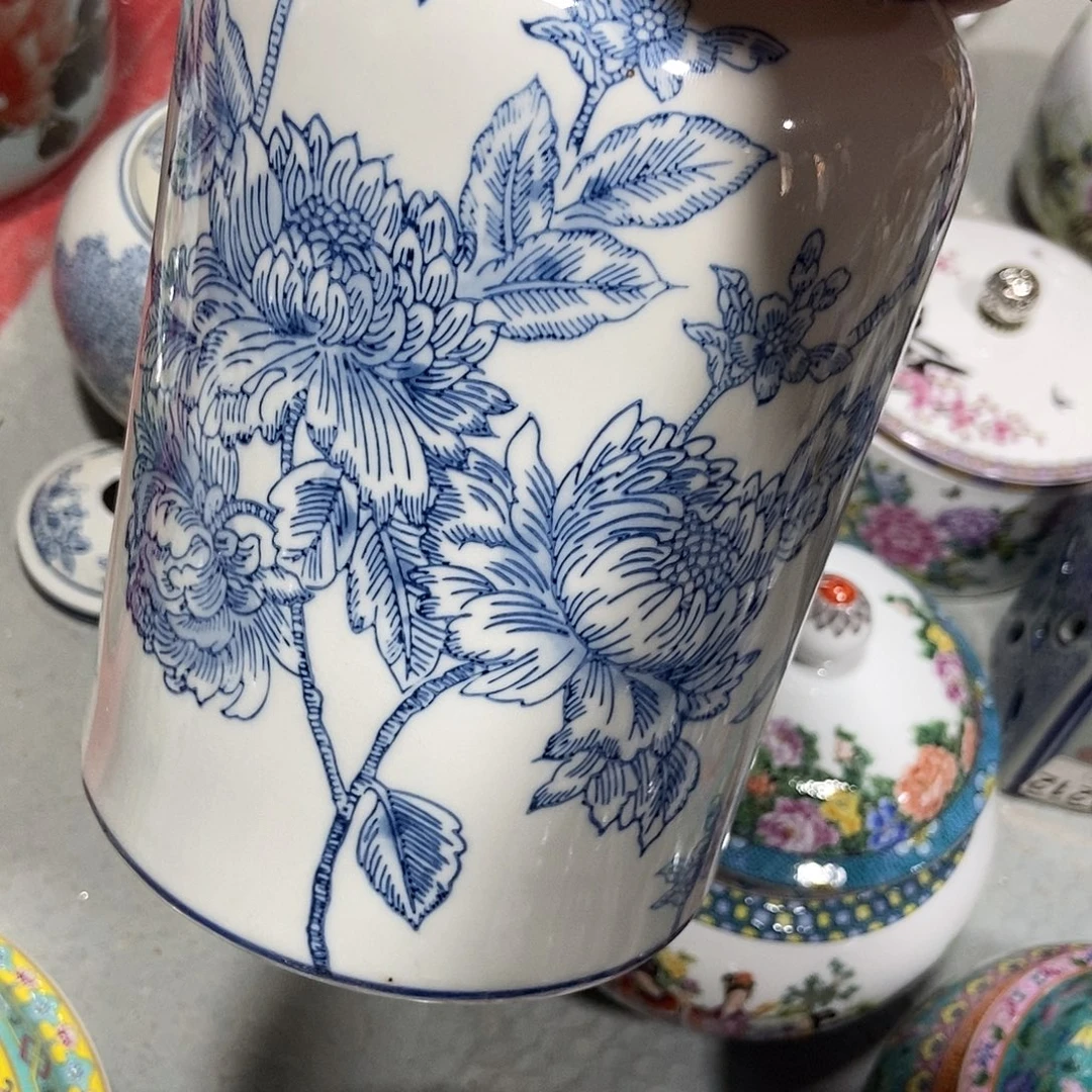 金***瓷片景德镇陶瓷瓶