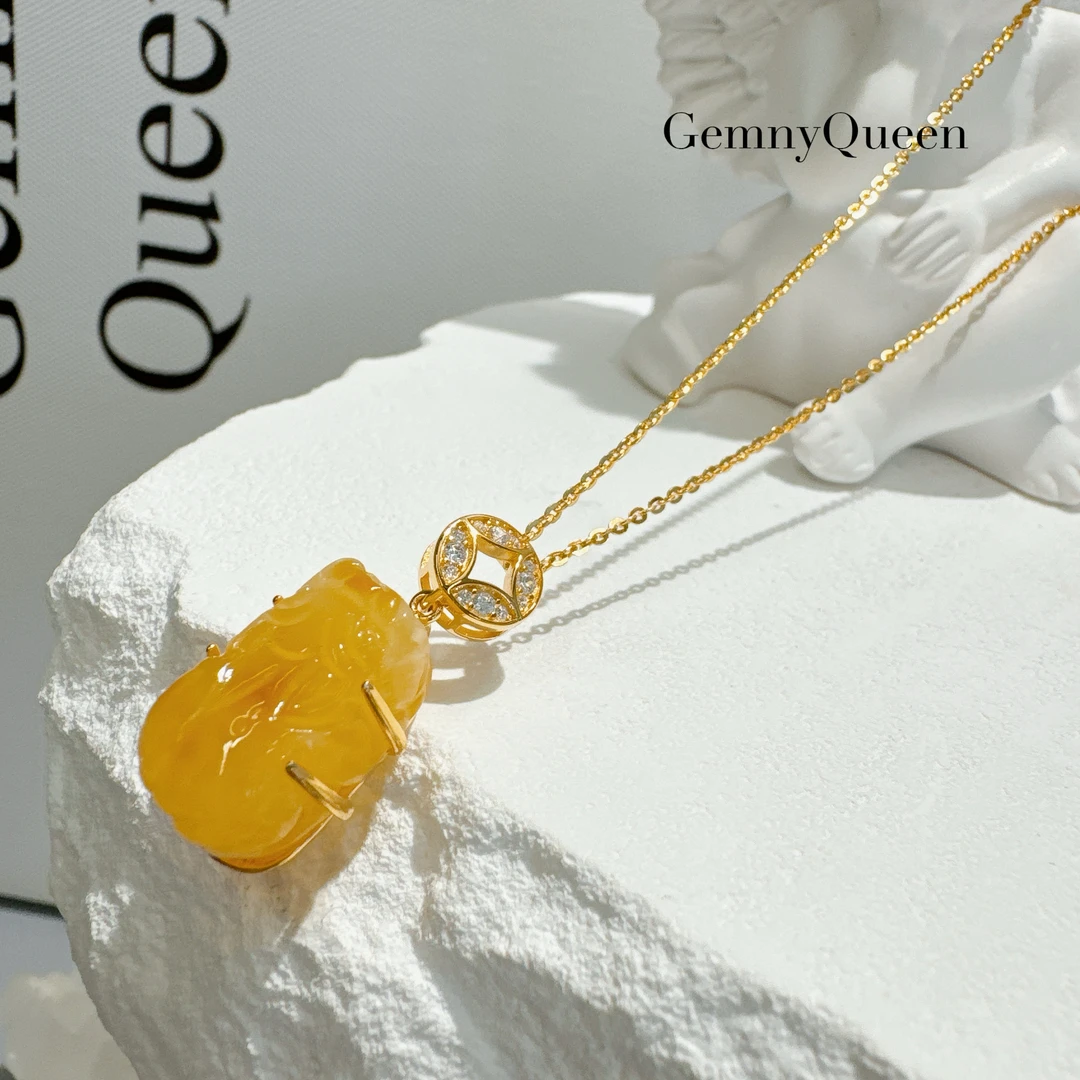 链子925银木质 Gemmy Queen 高定项链GQ4857K