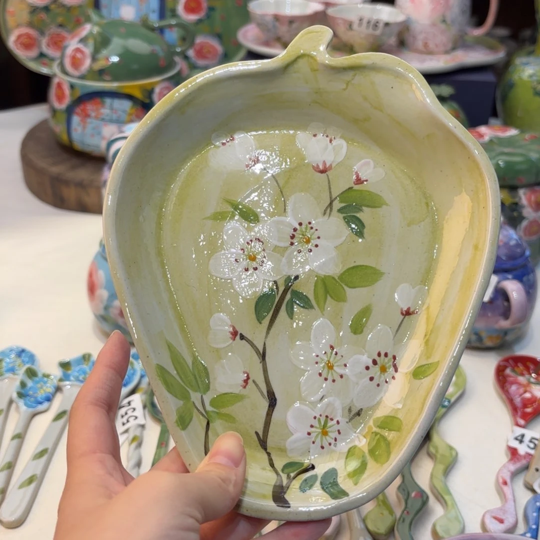 景德镇手绘高温釉下彩陶瓷茶具