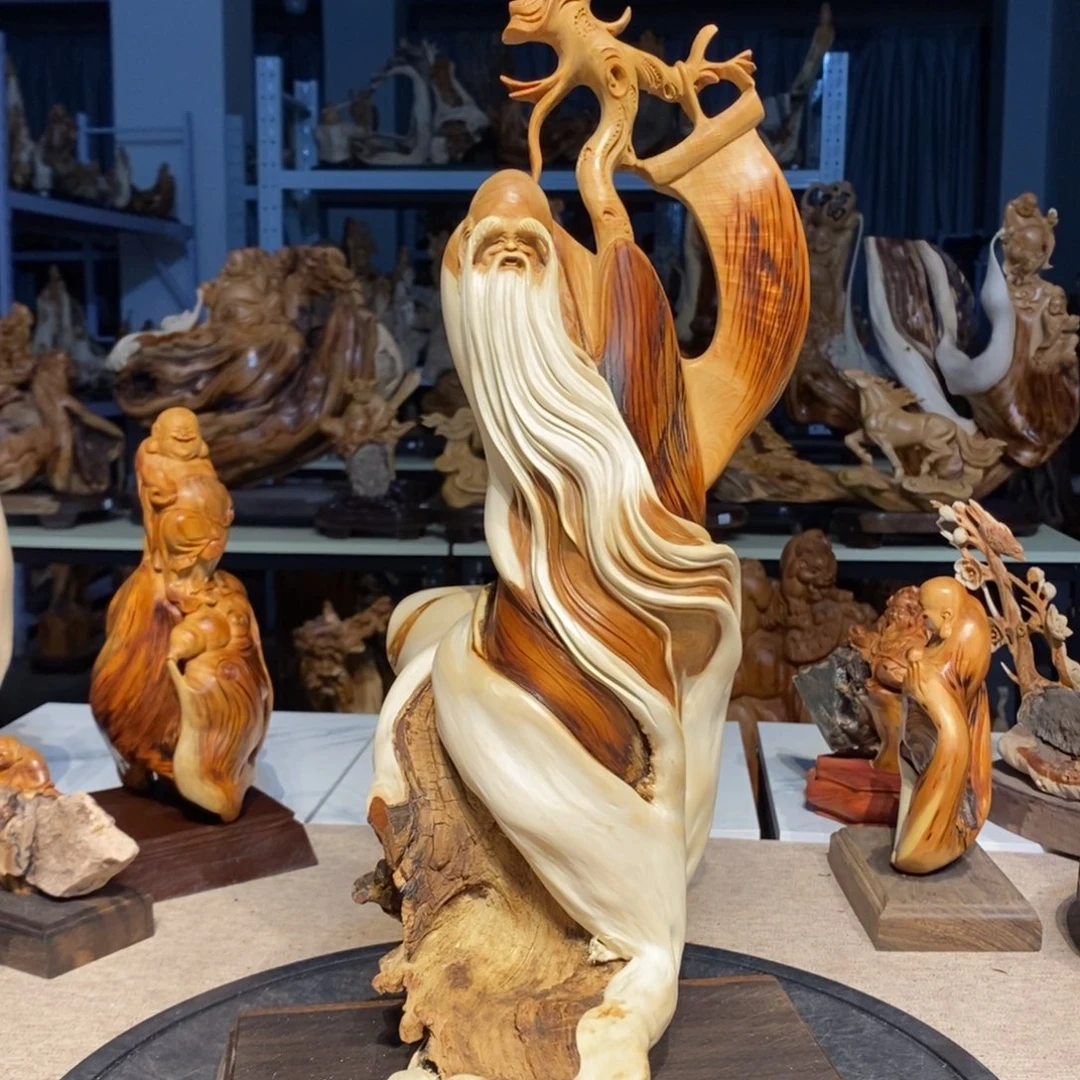 柏木（崖柏）都**云崖柏木雕刻