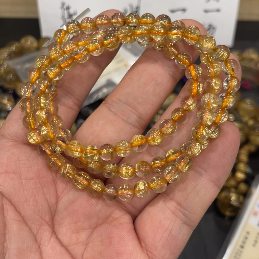 水晶手链未镶嵌风**思c631钛晶