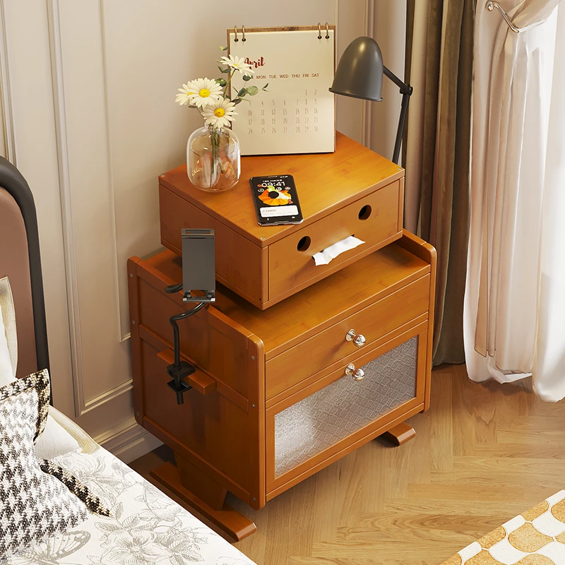 卧室床头柜儿童创意机器人高柜置物柜客厅床边柜家用小型收纳置物