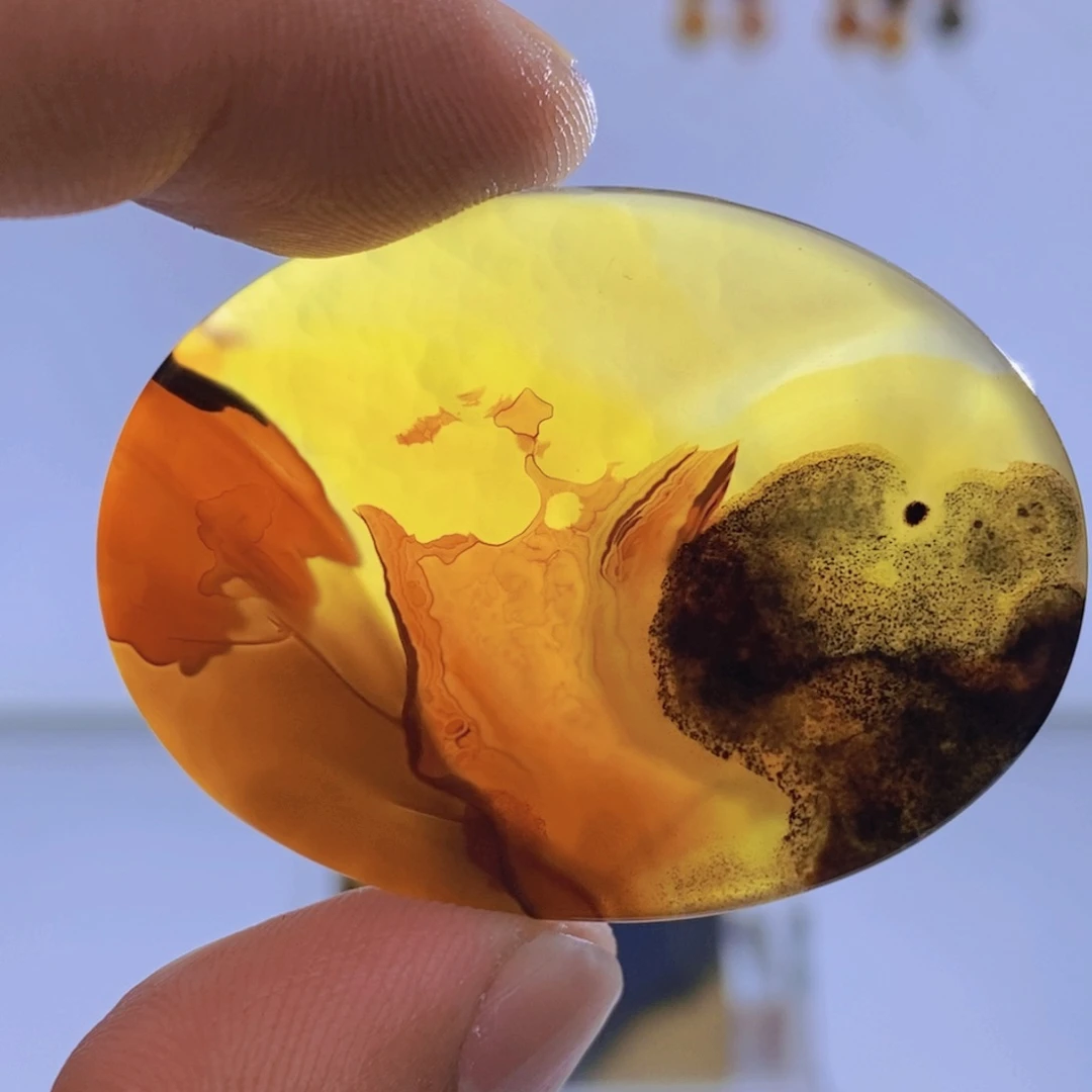 玛瑙/玉髓吊坠(不含链)未镶嵌良*一