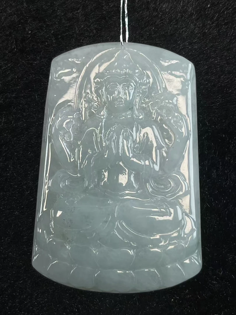 缅甸翡翠A货吊坠