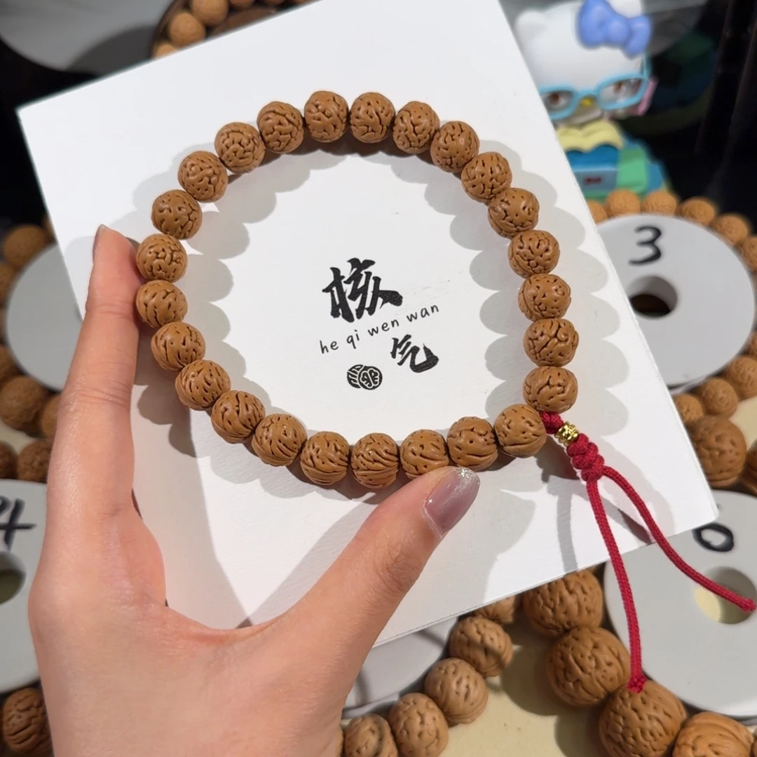 失***态12➕野生原皮桃核吊坠