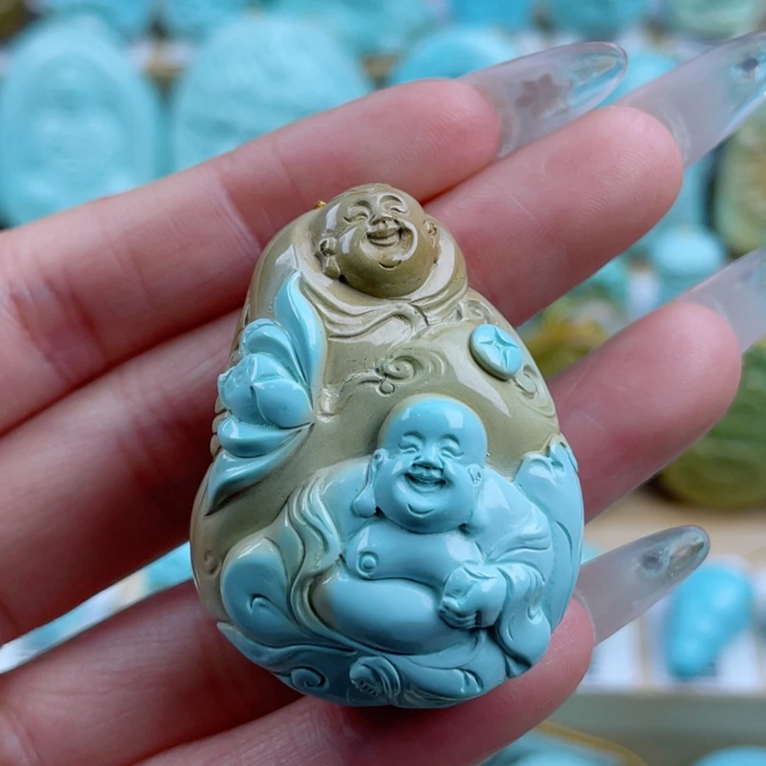 绿松石未镶嵌珠宝奇石