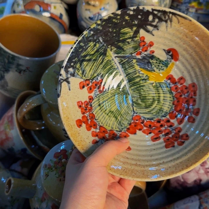 瓷片景德镇陶瓷手工手绘