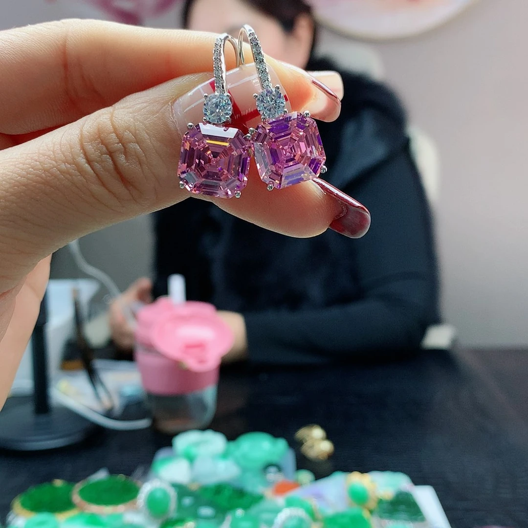 【闪购商品】水晶耳饰未镶嵌，