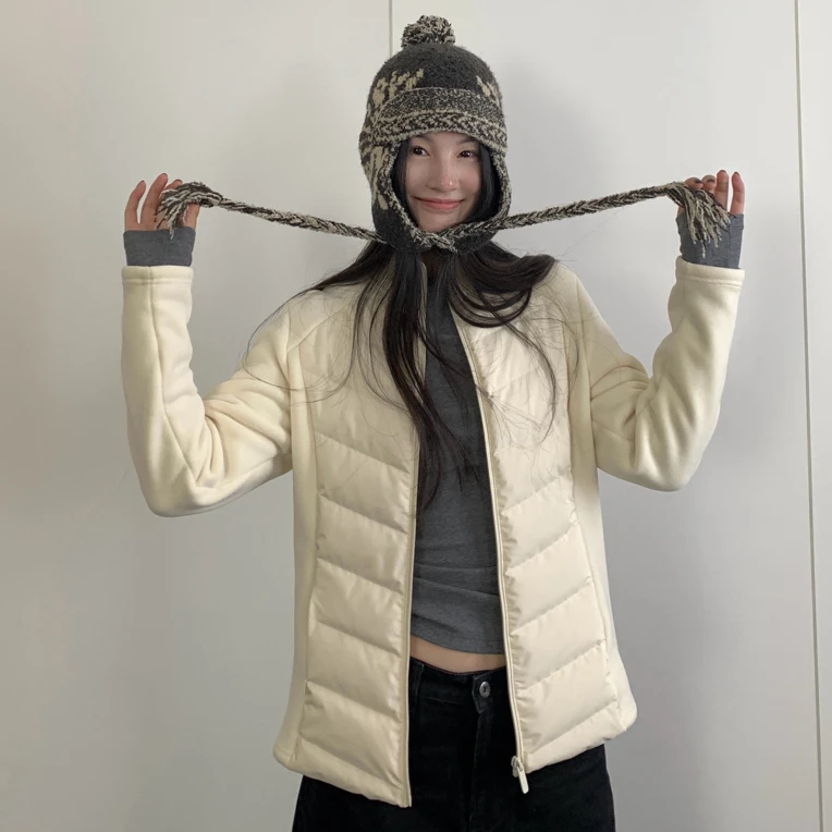 显瘦立领拉链外套ST-05