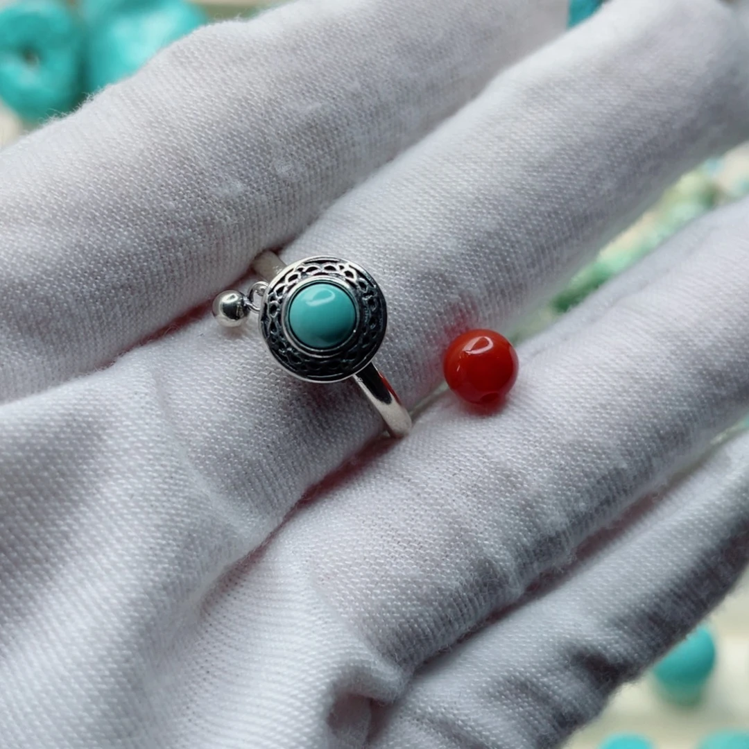 南红玛瑙银S925镶嵌珠宝奇石