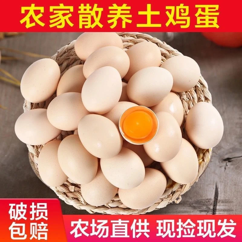 土鸡蛋一箱到手10枚农家散养