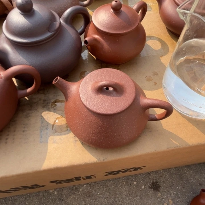 茶壶紫砂紫泥石瓢150c