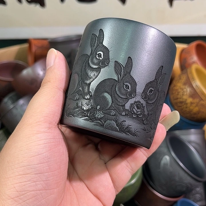 茶杯紫砂全手工紫砂主人杯