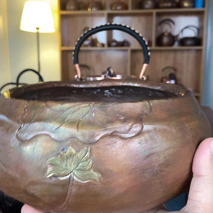 武***客纯手工制作一铜壶制作