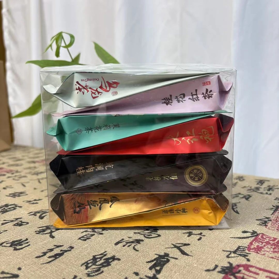 凤凰单枞桂花红茶乌龙茶茉莉花茶大红袍肉桂水仙小种品鉴装
