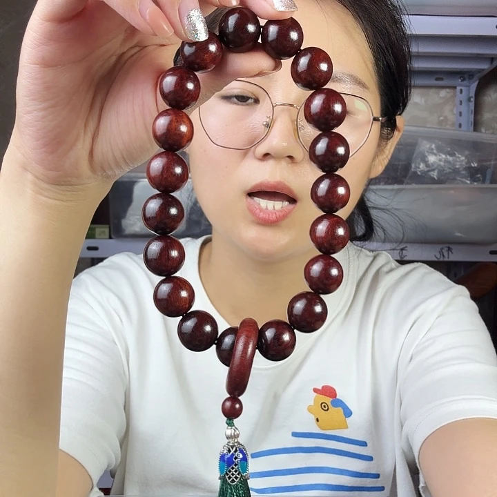 非洲紫檀（红花梨）紫檀1.5手持