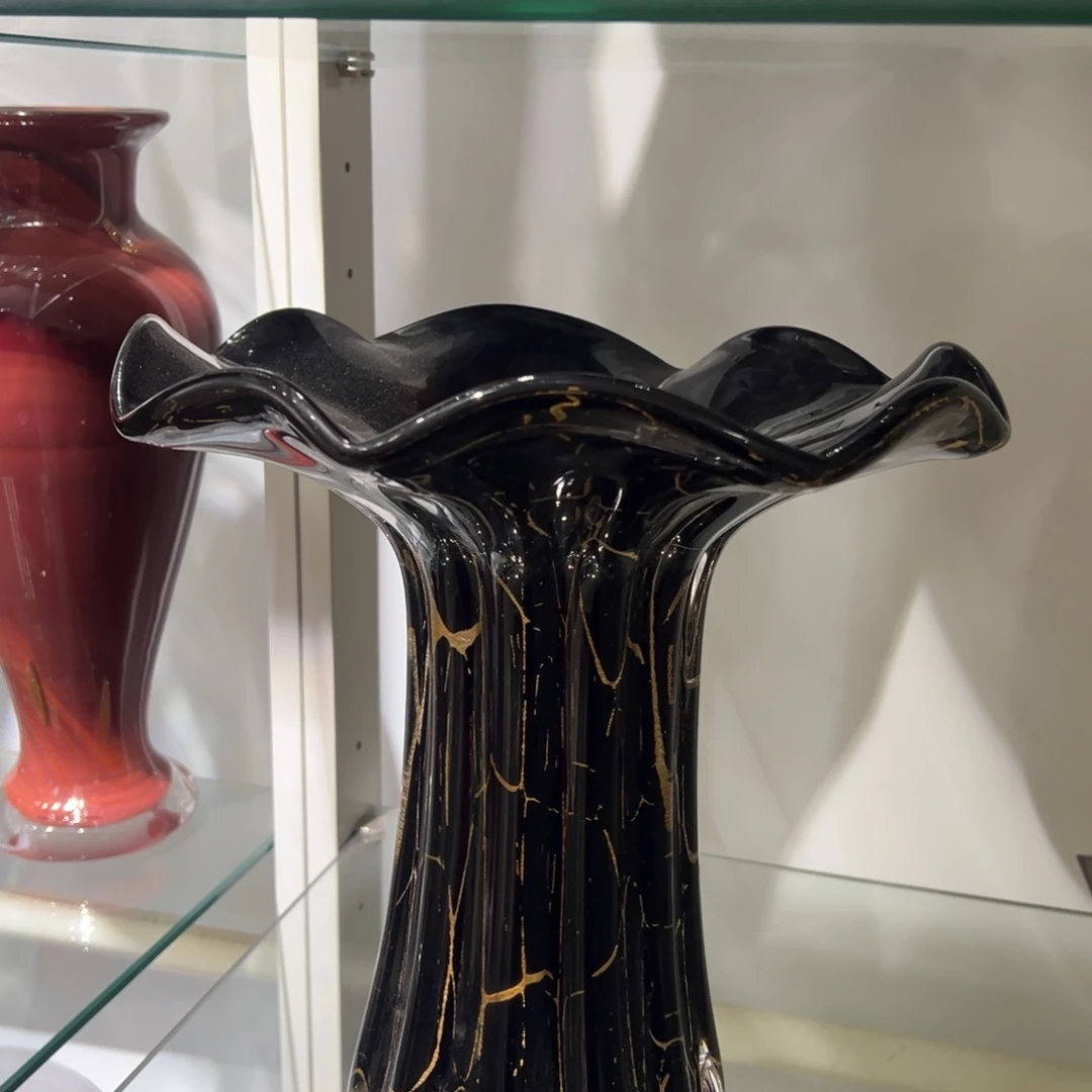 幻彩琉璃花瓶花器高度31