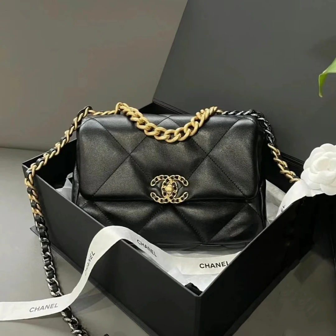 95新 Chanel/香奈儿 大头一口价 19BAG 小号 黑色 29开