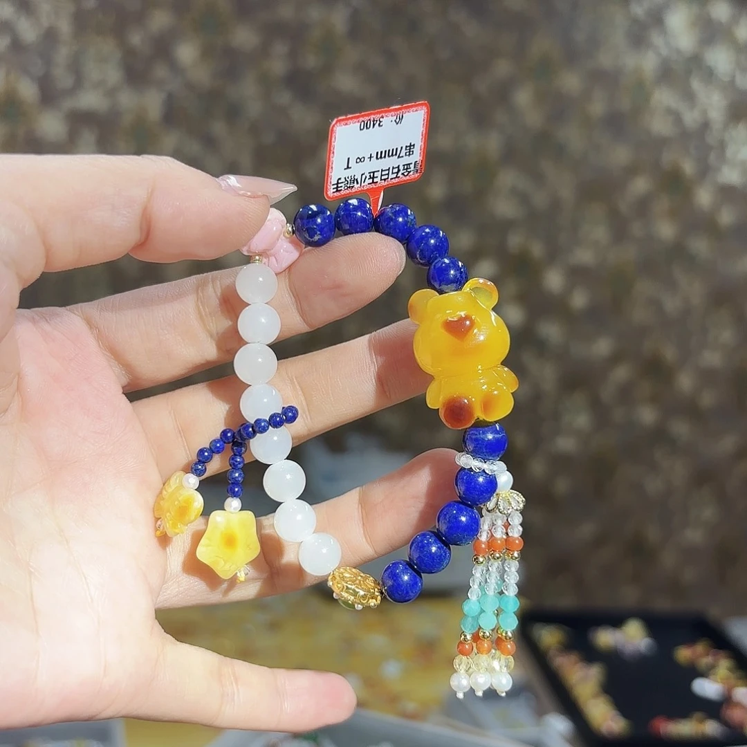 未镶嵌颈饰琥珀琥珀