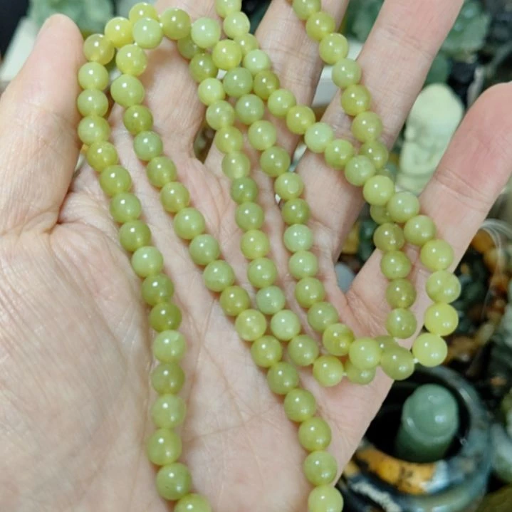 未镶嵌岫玉108粒珠子