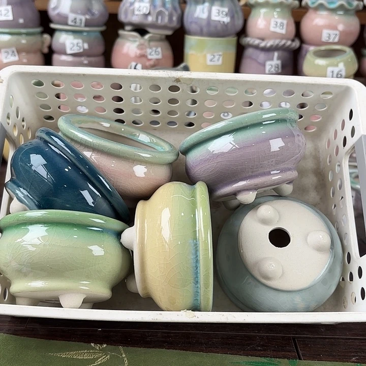 红陶量货/口高深浅搭配发6个