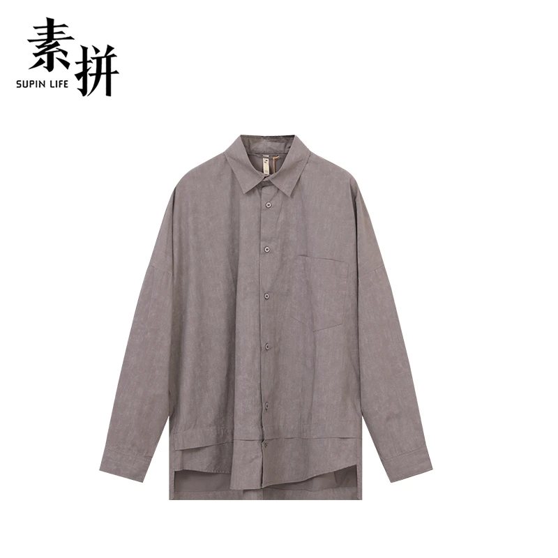 素拼衬衫SPACS411066AM-SPACS411066BM