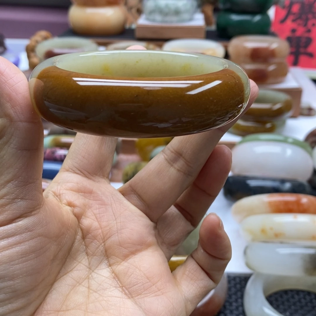 L***️石英岩玉手镯未镶嵌