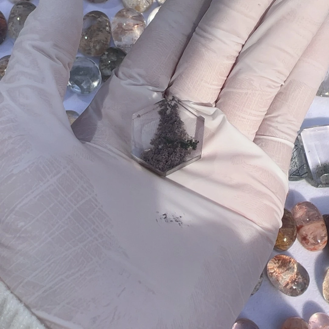 水晶紫幽灵定制不退换未镶嵌心**树