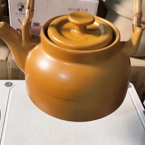 中式外贸单1个陶瓷1800毫升 微微瑕