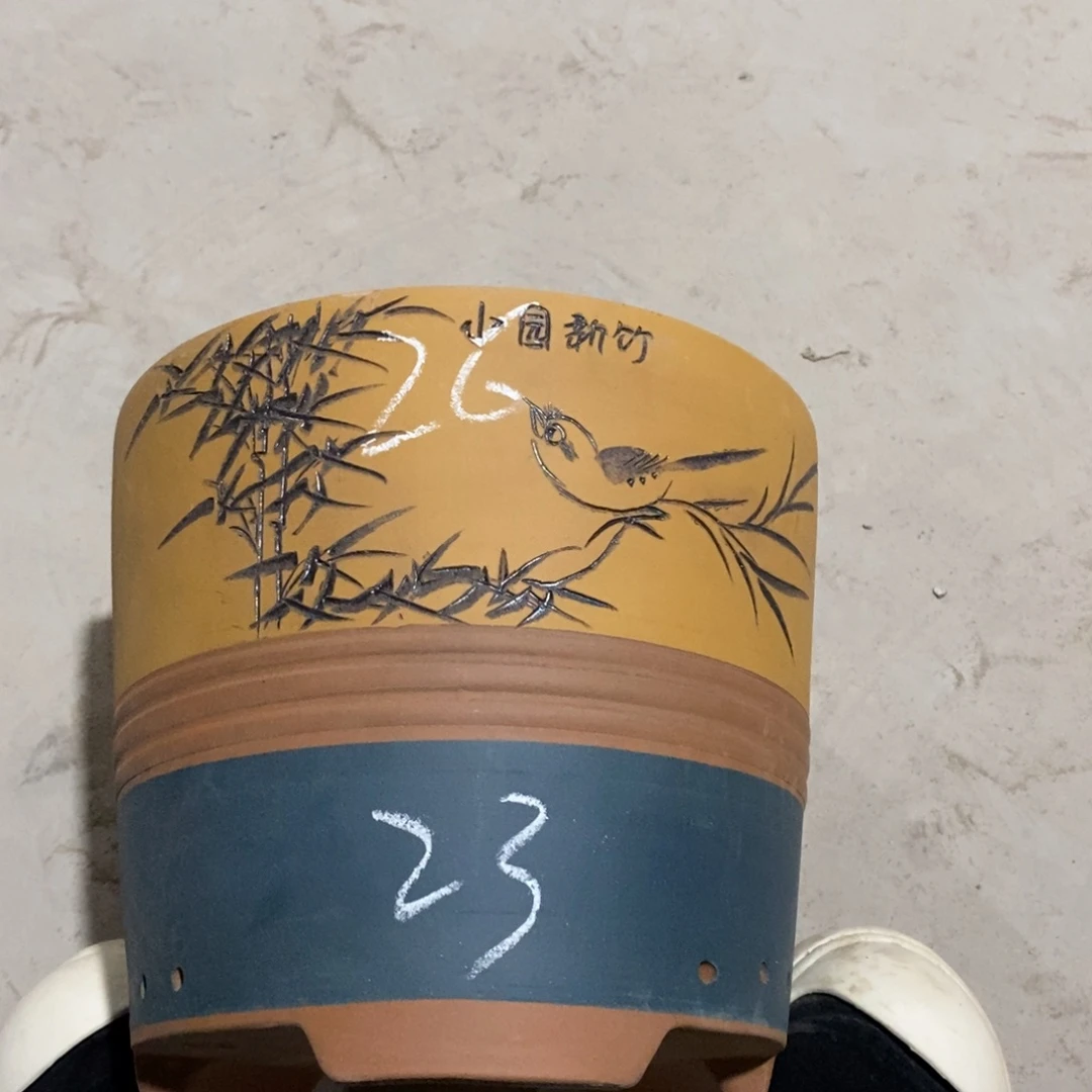 紫砂花盆紫砂花盆