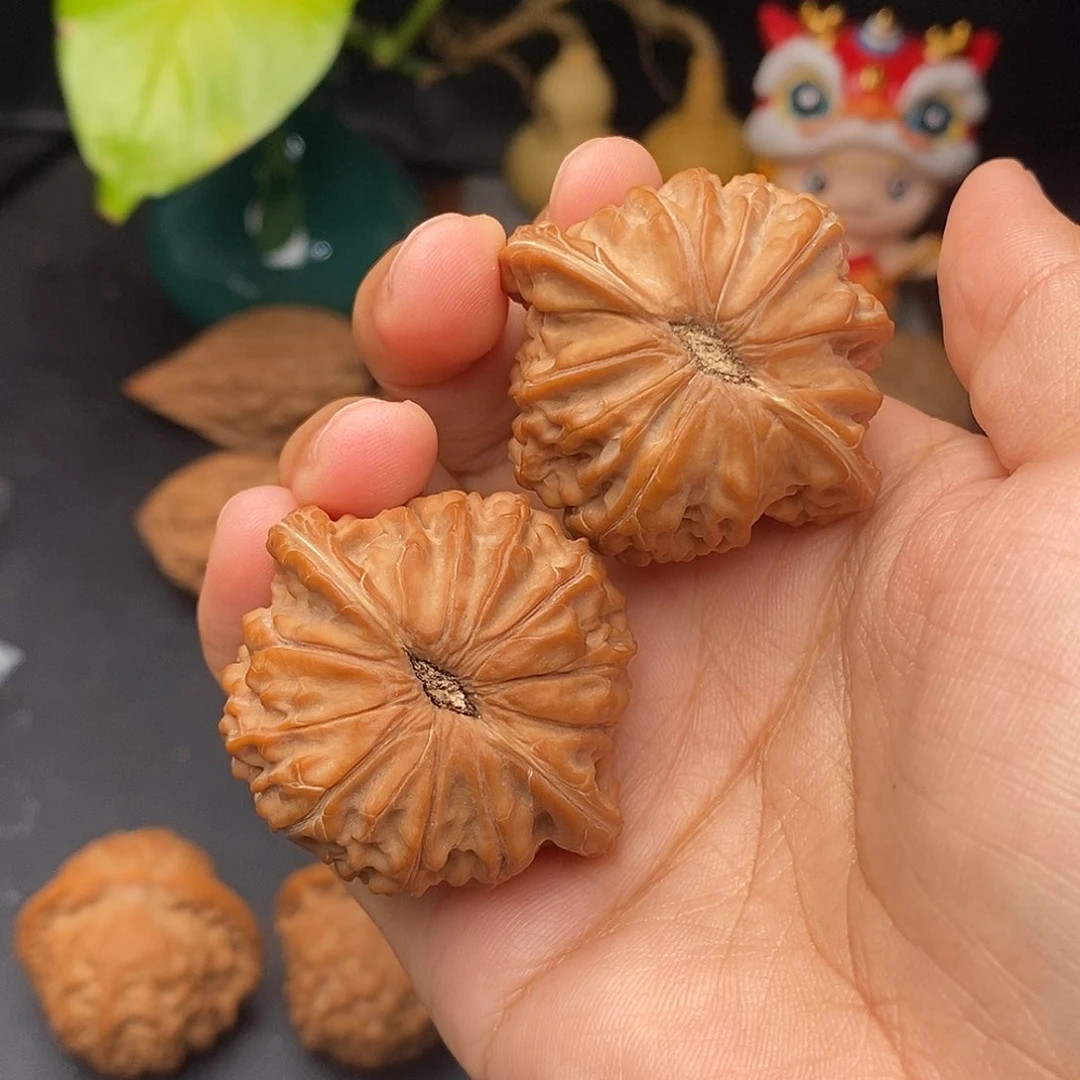 把件文玩核桃我****着磨盘全品41