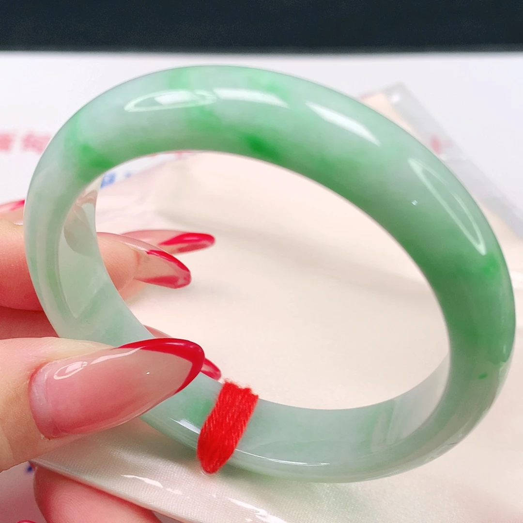 翡翠未镶嵌手镯天然翡翠8309