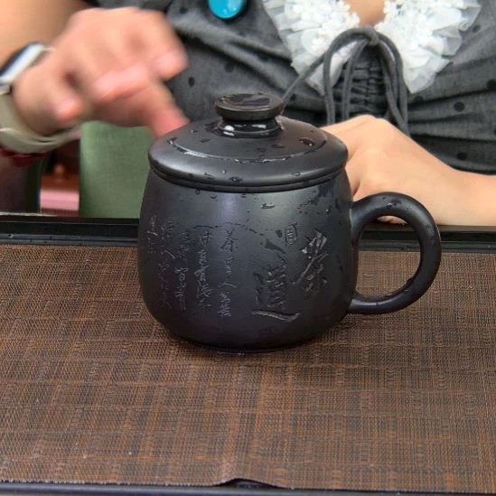 茶杯紫砂高货放漏