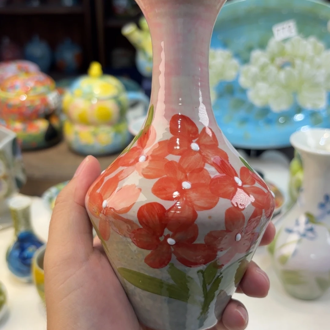 瓷片景德镇手绘高温釉下彩陶瓷茶具