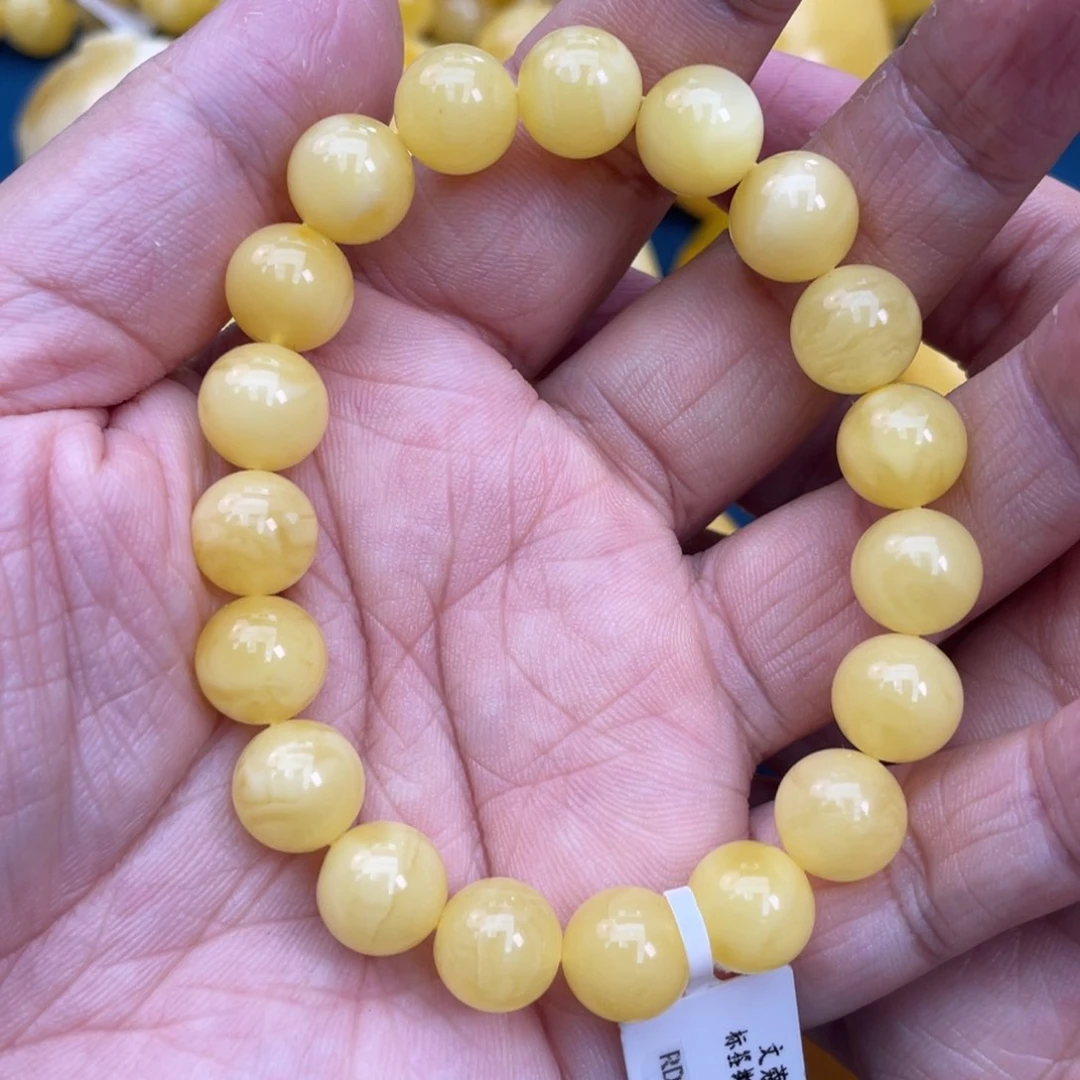 琥珀裸石未镶嵌琥珀蜜蜡10m m