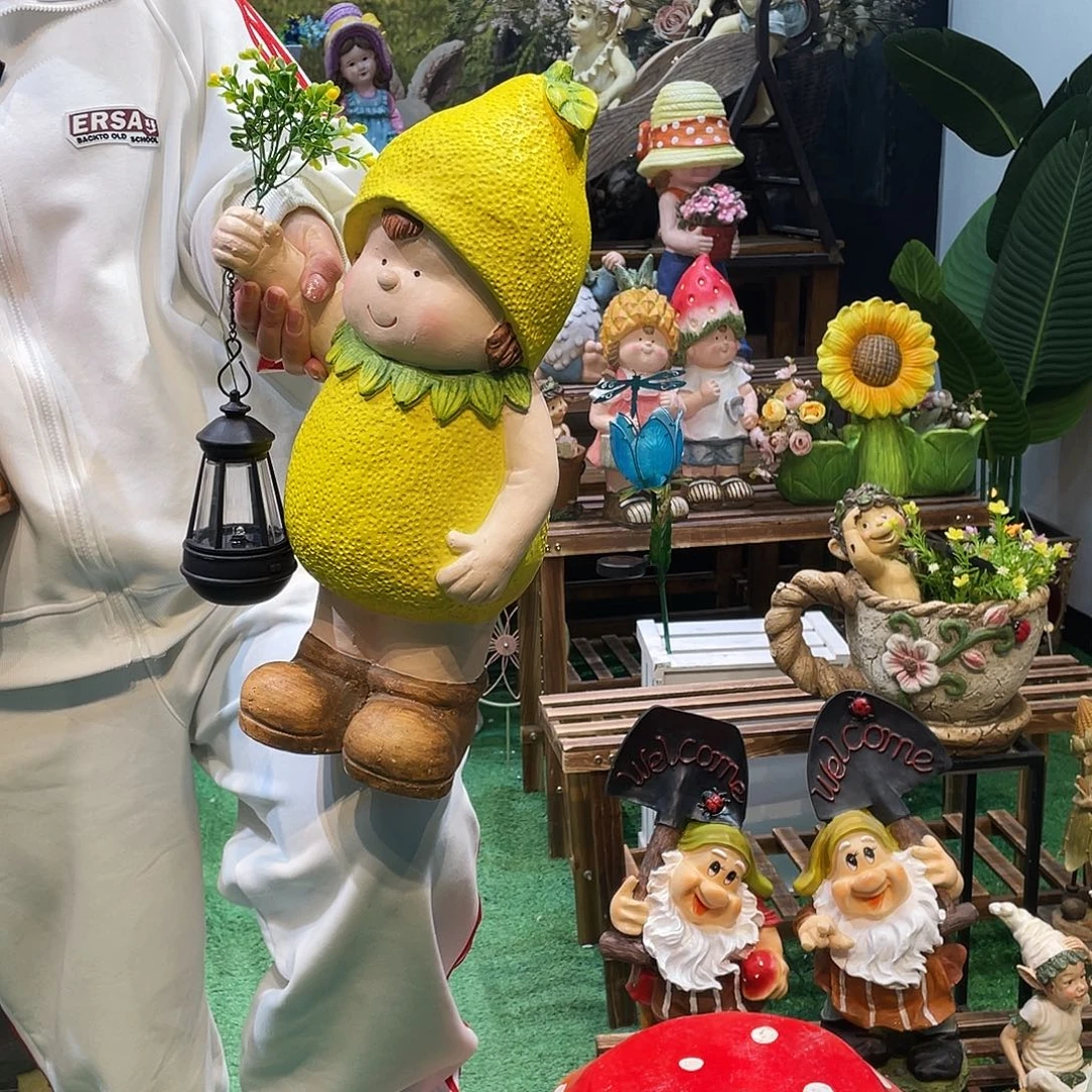 摆件花园摆件红红火火