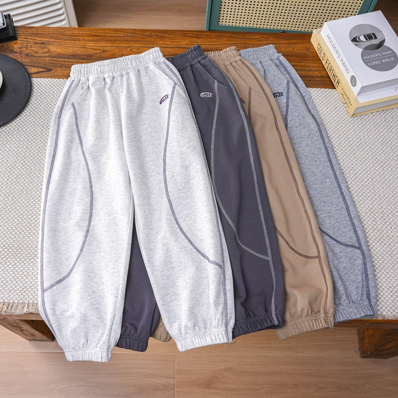 儿童夏凉裤中大童新款软糯亲肤防蚊裤男女童宽松百搭休闲街潮长裤