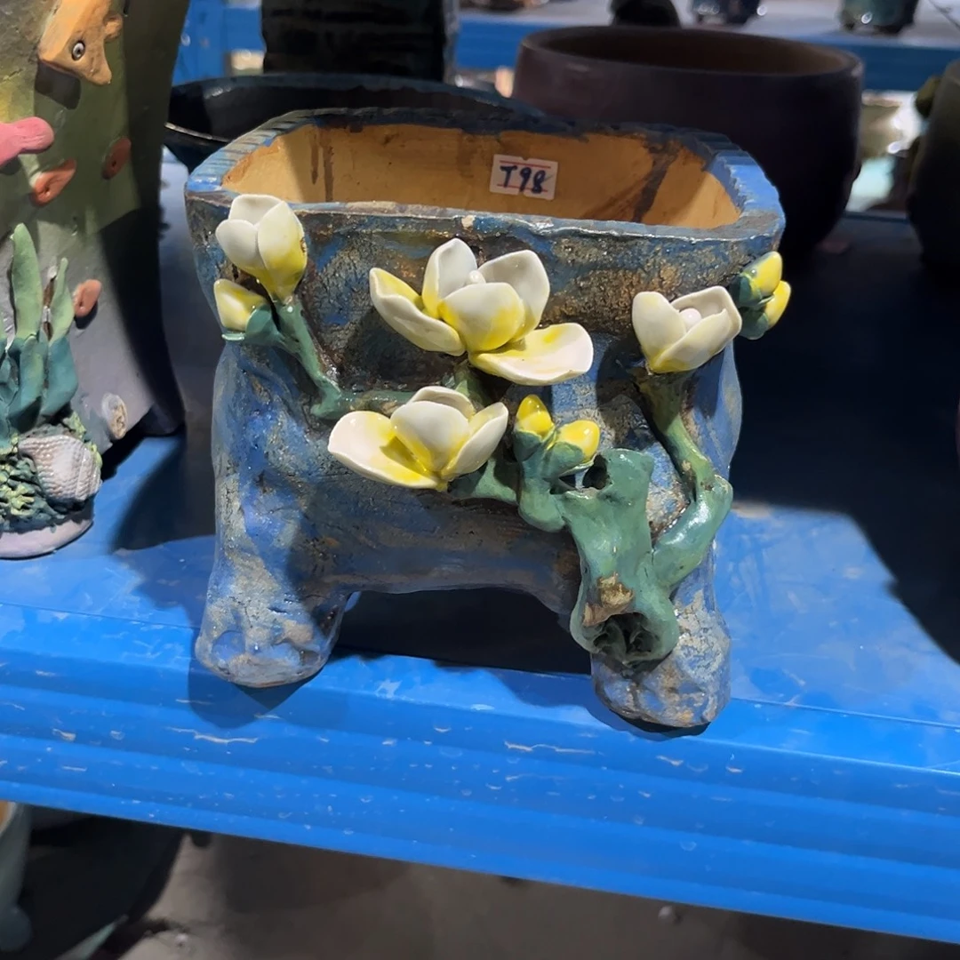 微瑕6 号陶然花器手工花盆