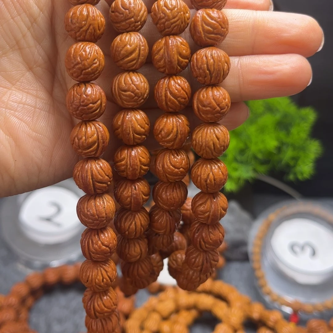 文玩核桃吊坠好*龙纹桃核