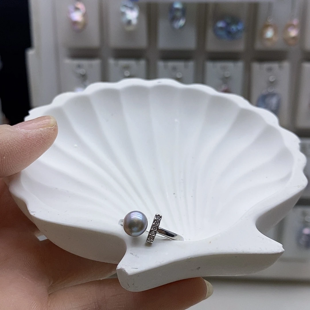 颈饰合金淡水珍珠