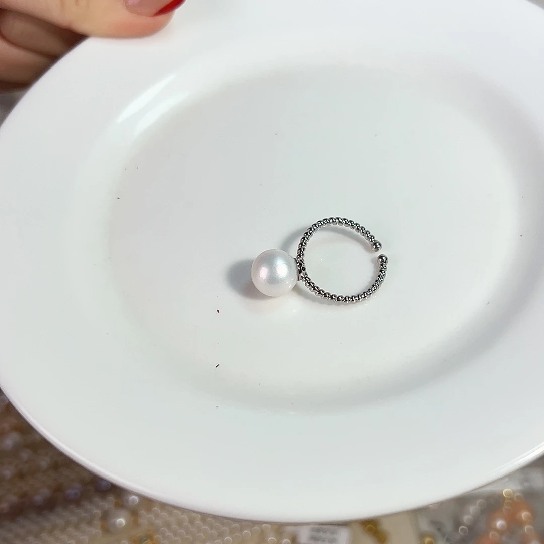 淡水珍珠天然淡水珍珠钛钢