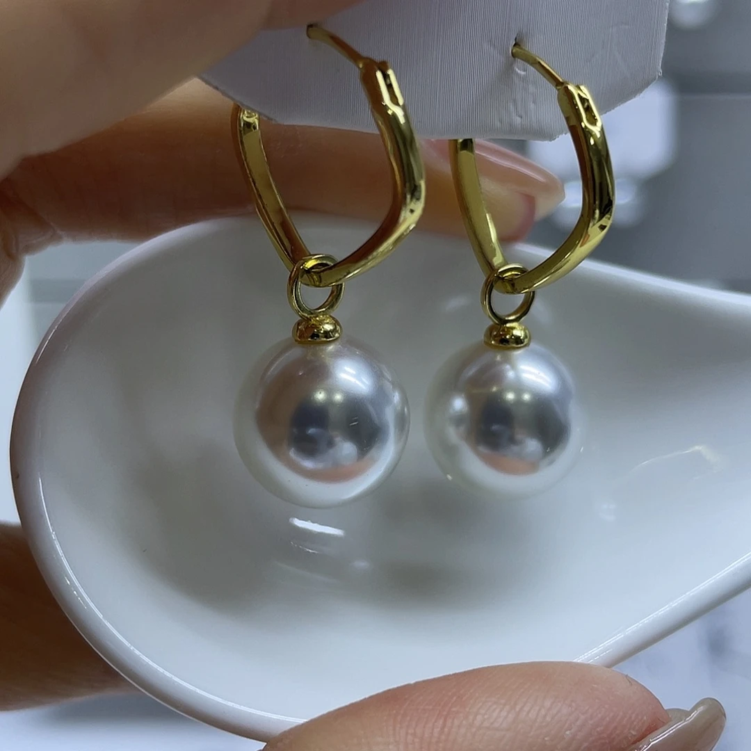 未镶嵌耳饰淡水珍珠