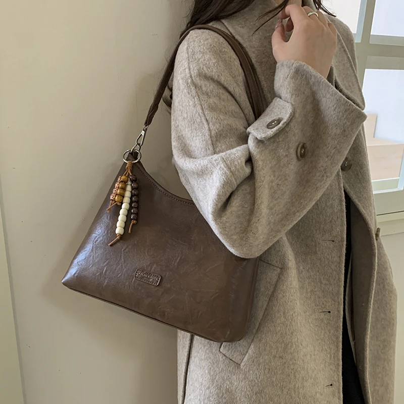 托特包女韩版时尚百搭手提包腋下单肩包洋气通勤简约斜挎包女包包