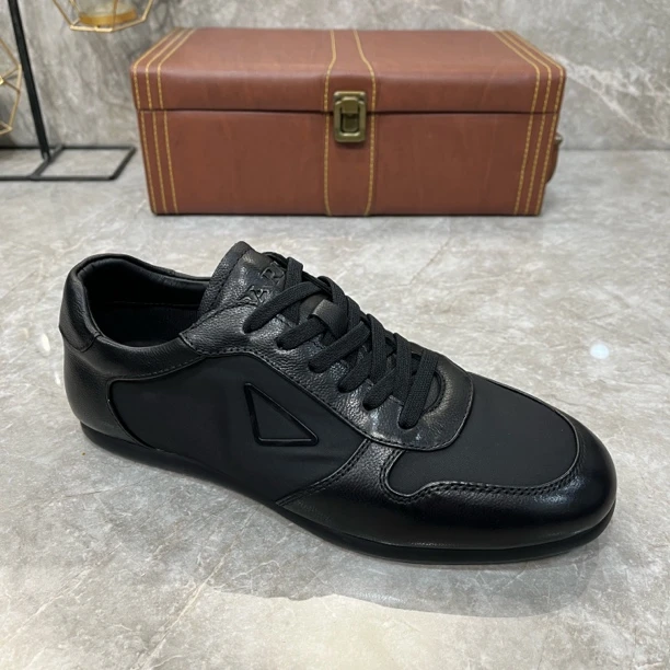 8216-1S【单鞋x】广州春季新款纯皮配科技布男鞋